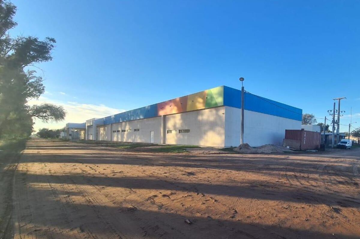 Sur de Córdoba. Así está el hospital de Huinca Renancó en la recta final (Gentileza).