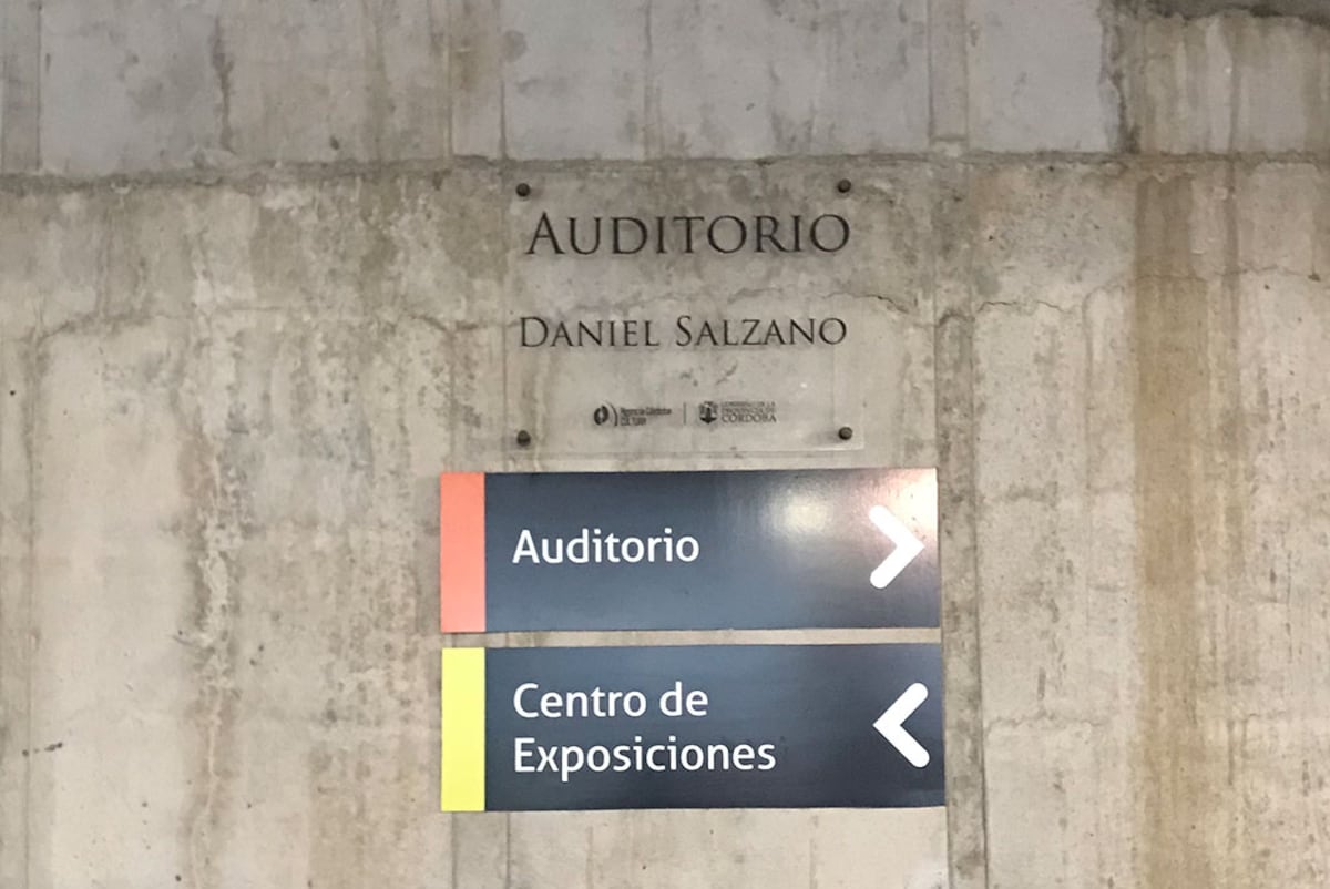 El auditorio del Centro Cultural Córdoba posee su nombre en homenaje. (Foto: Agencia Córdoba Turismo)
