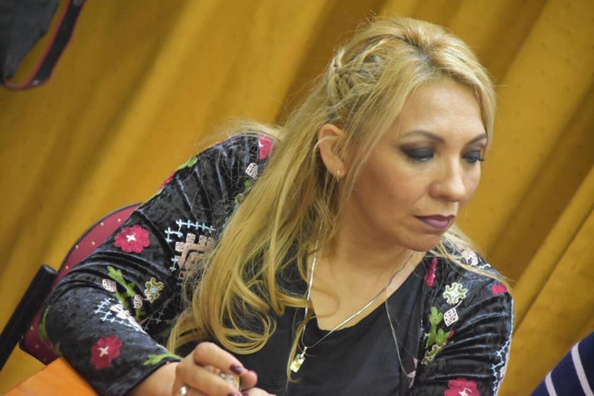 La secretaria adjunta de la Unión de Trabajadores de la Salud (UTS), Estela Giménez. (Facebook)
