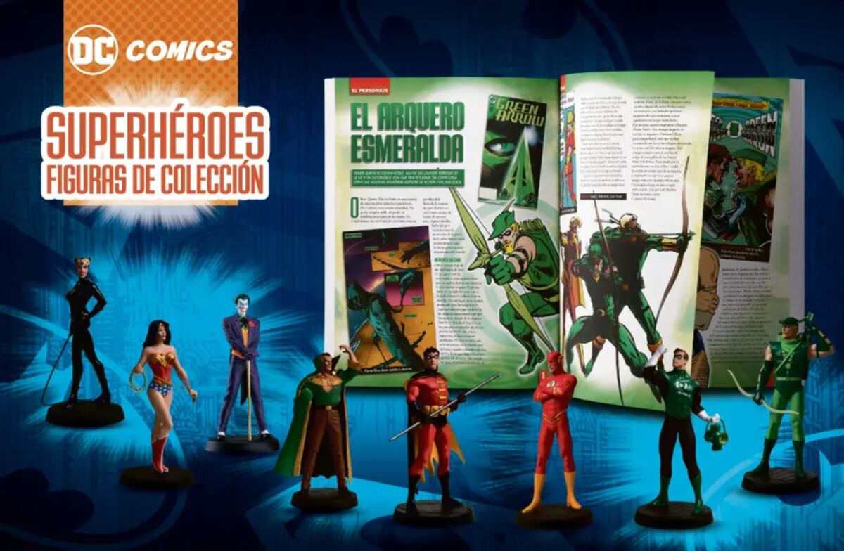 Colección DC comics, con figuras