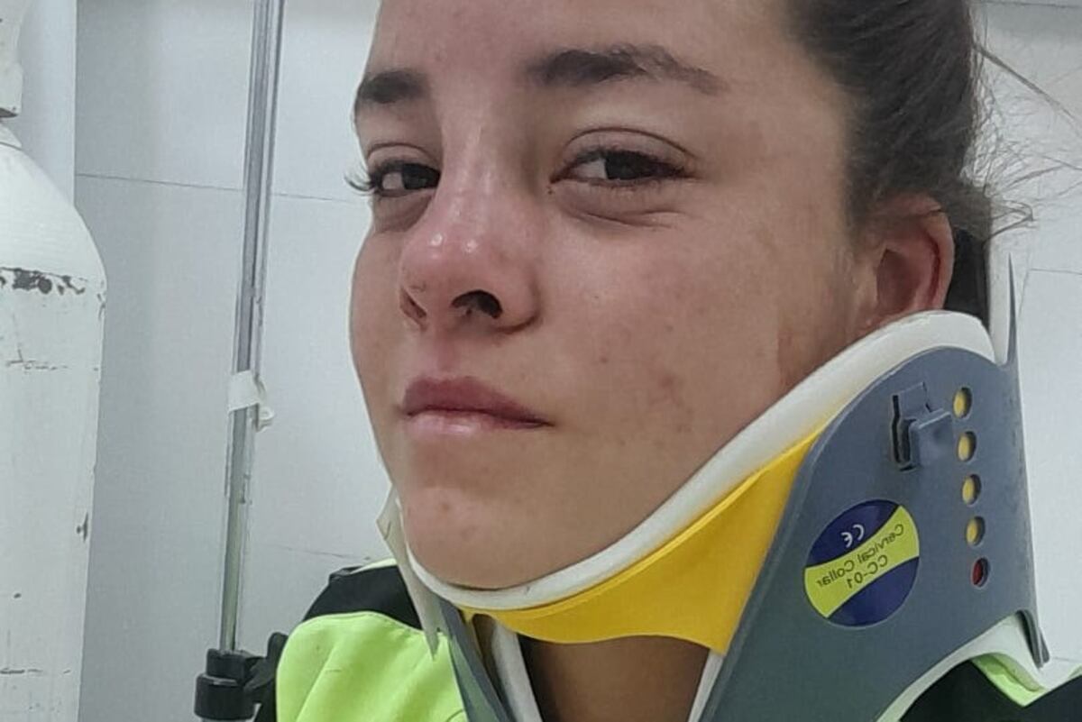 Érica Núñez, árbitra de fútbol agredida en un partido de la Liga de Punilla. (Gentileza Érica Núñez)