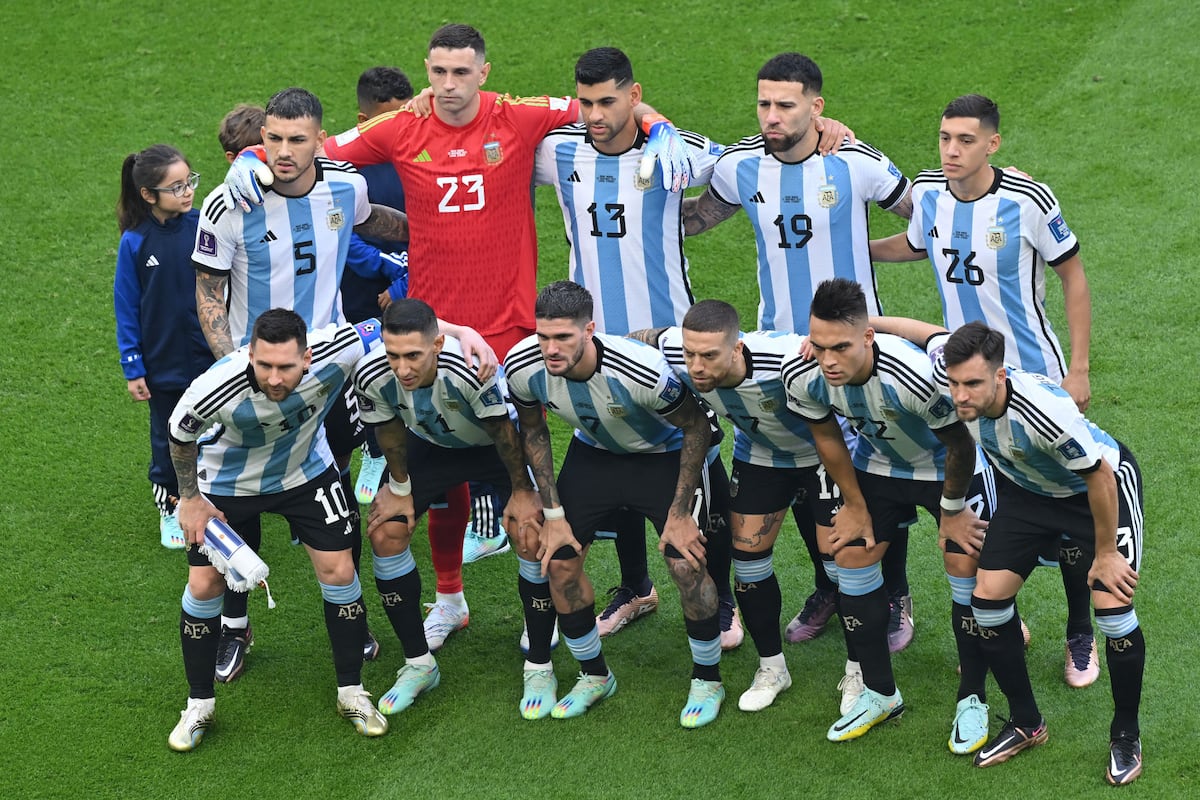 La formación de la selección argentina para el debut ante Arabia Saudita. (Prensa Fifa).
