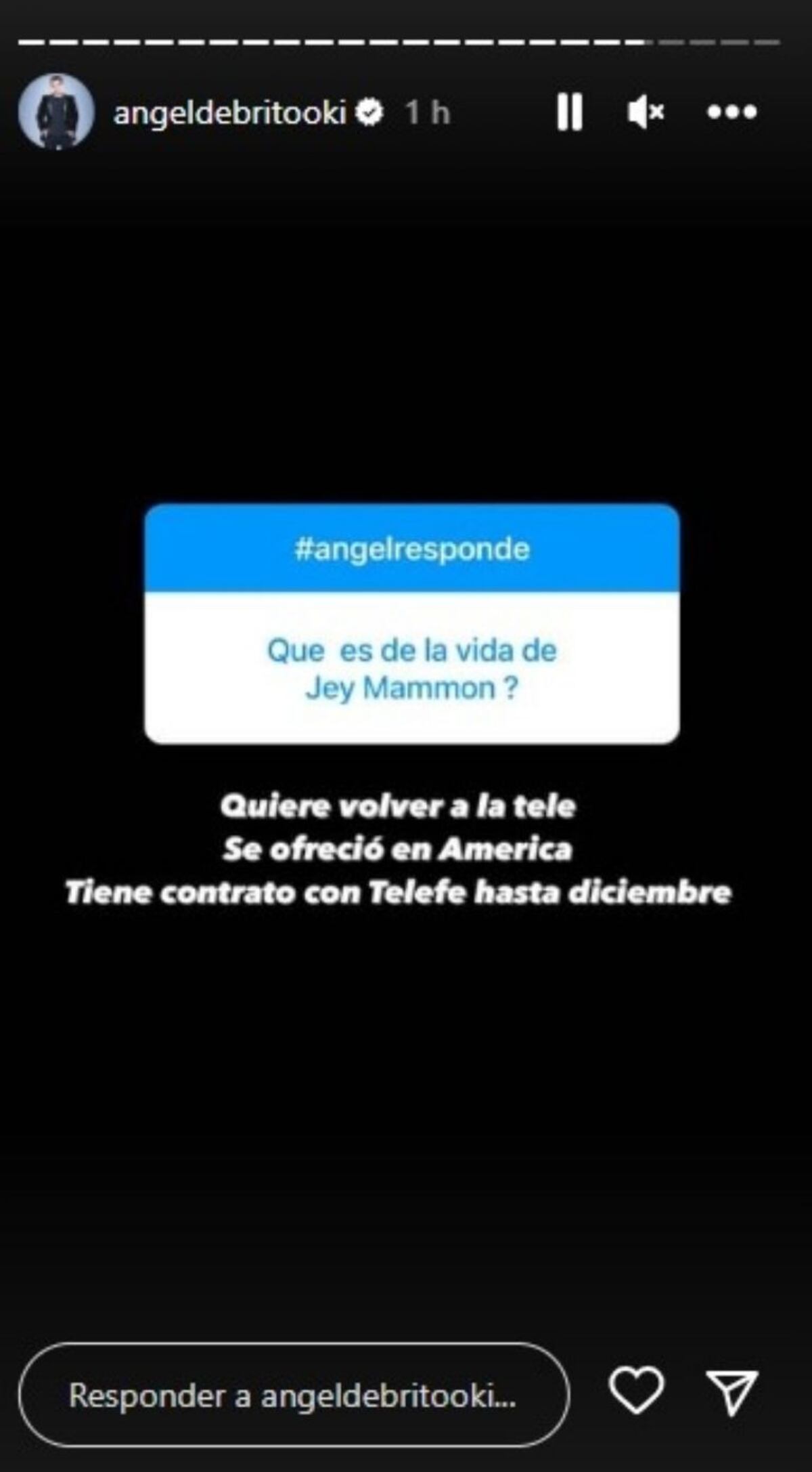 La historia en la que Ángel de Birto habló del futuro de Jey Mammon en la televisión. (Foto: Captura de pantalla)
