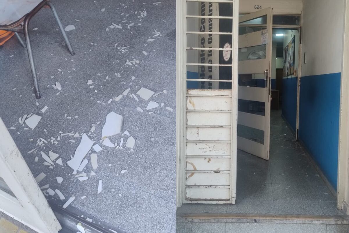 Incidentes en la sede de Uocra Córdoba (Policía).