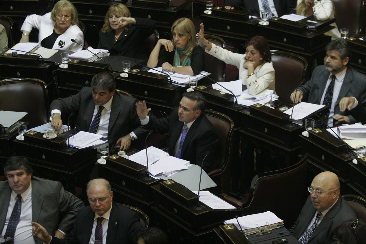 El Senado en la sesión del 18 de noviembre de 2009. (Archivo / La Voz)