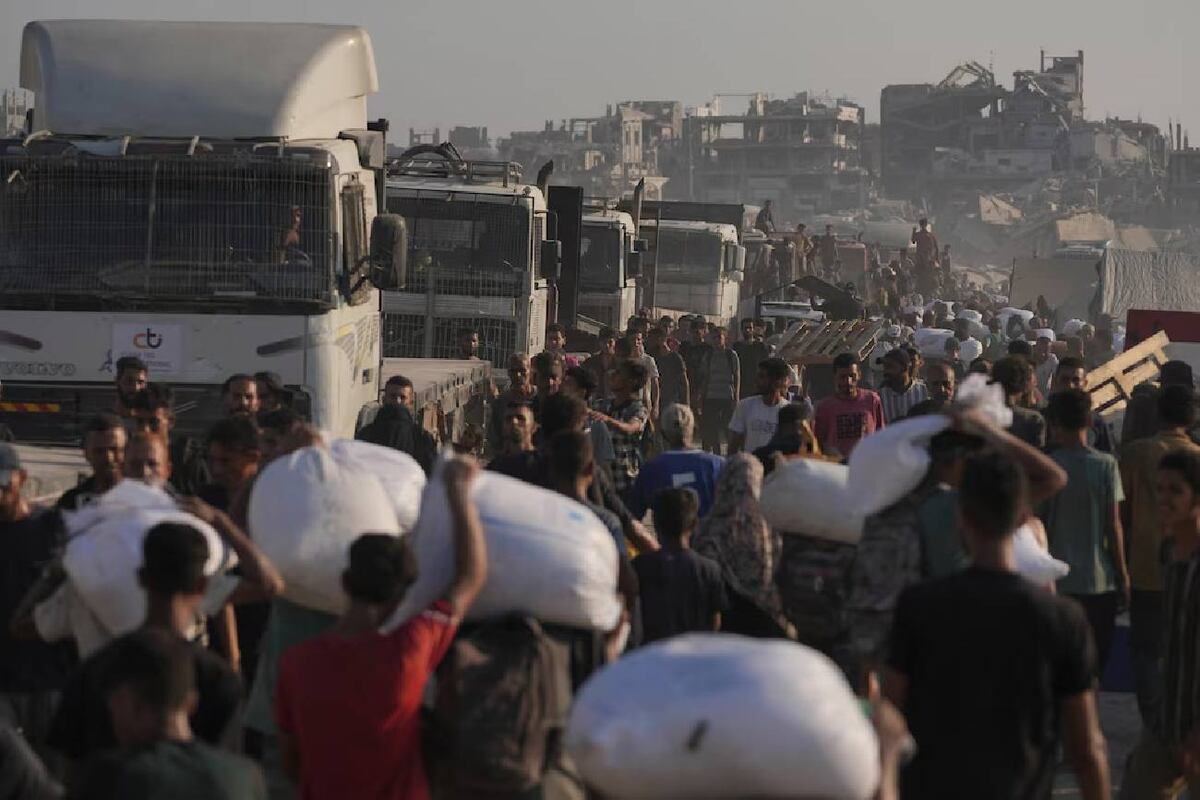 Franja de Gaza: saquearon camiones con ayuda humanitaria y hay al menos 20 muertos (Gentileza / AP)