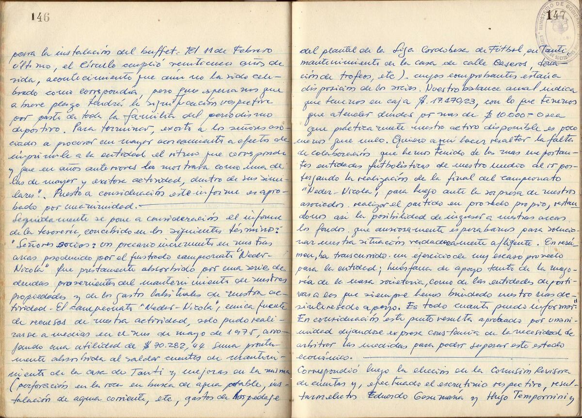 Las actas del clásico "fantasma" entre Belgrano y Talleres. (Archivo Gustavo Farías)