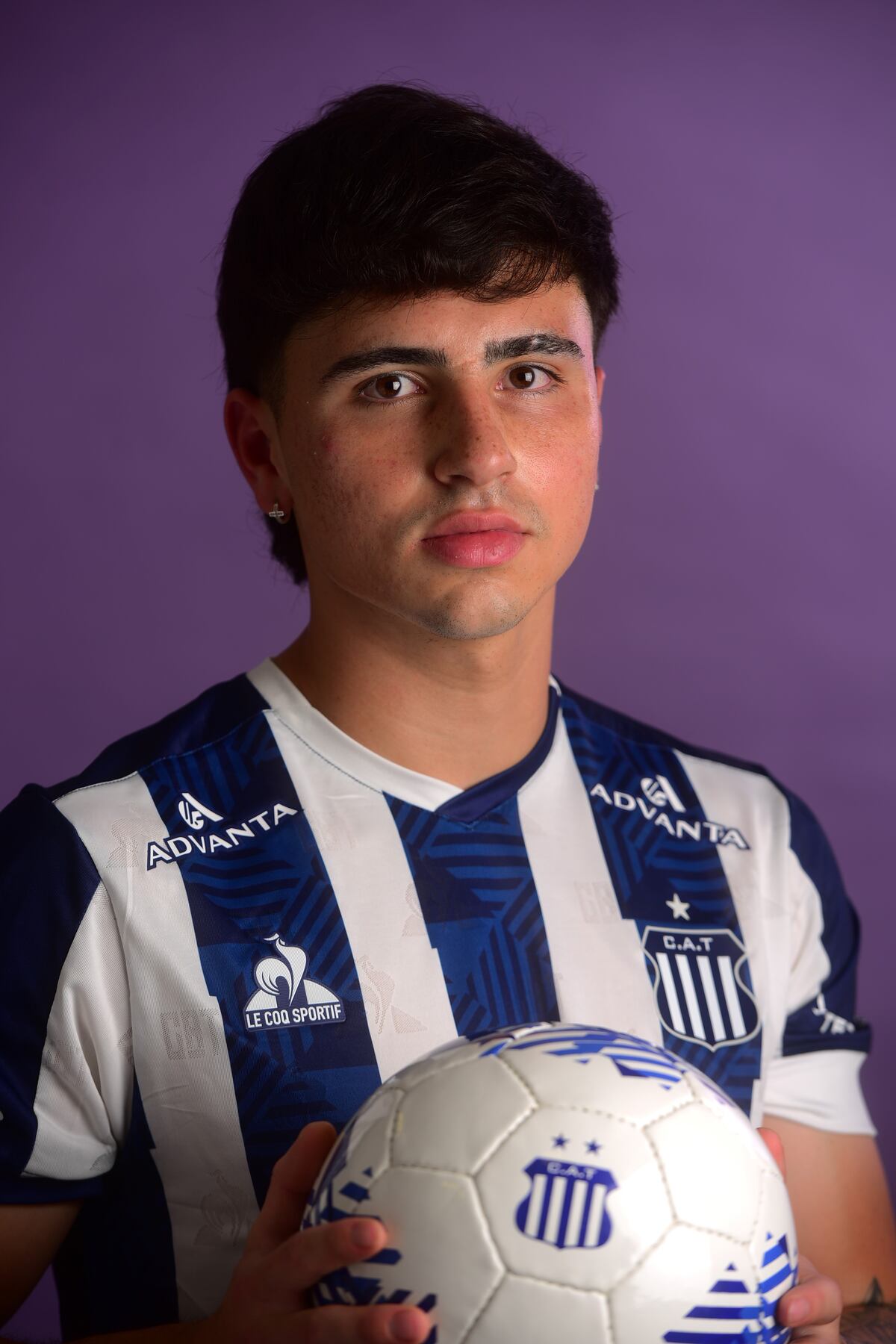 Santiago Fernández, premio Estímulo 2025 en fútbol Talleres. (Nicolás Bravo / La Voz)