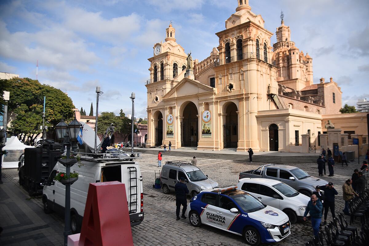 Acto de Mayo. Planificación del protocolo de seguridad para la visita del presidente Javier Milei a Córdoba. (Pedro Castillo / La Voz)