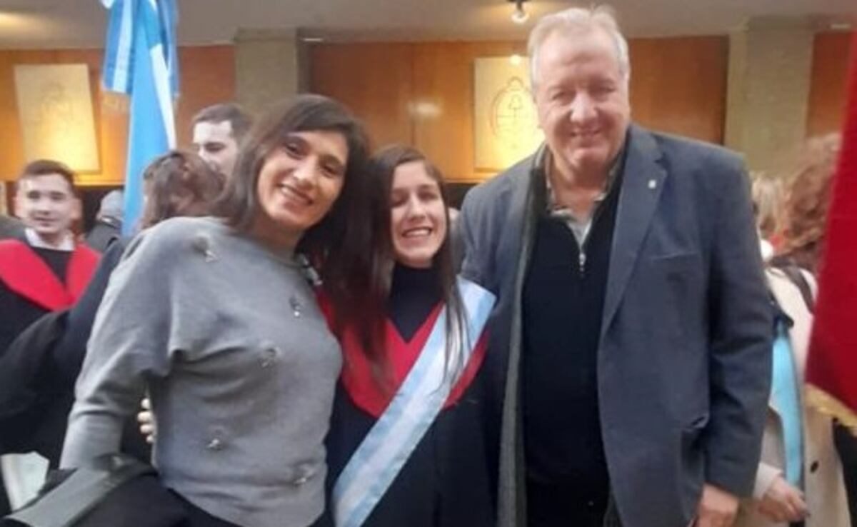 Martina con su familia (Gentileza)
