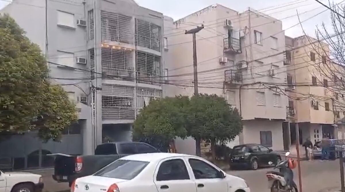Allanamiento en Resistencia, Chaco, este domingo. Captura de video TN