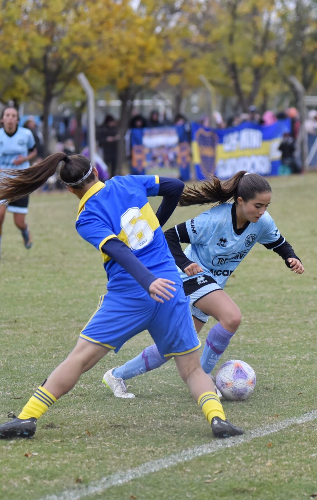 Milena Clavel, Sub16 de Belgrano contra Boca, surgida de una de las escuelas locales