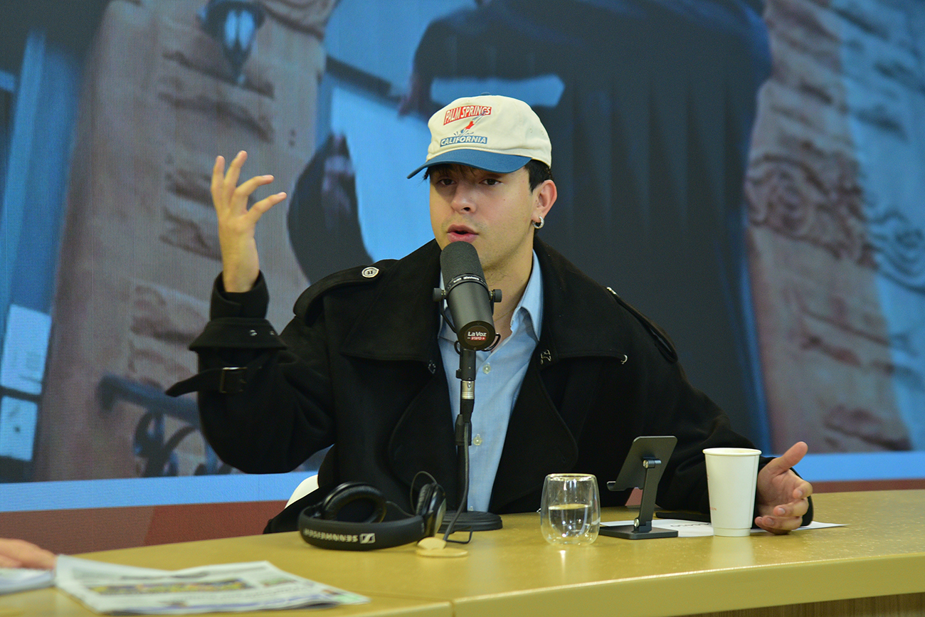 Rusher en la mañana de La Voz en Vivo. (Pedro Castillo / La Voz)
