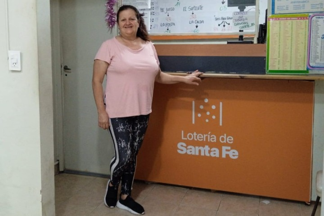 La agenciera de reconquista vendió el Quini 6 récord: “Hay que seguir arremangándose”. (Gentileza)
