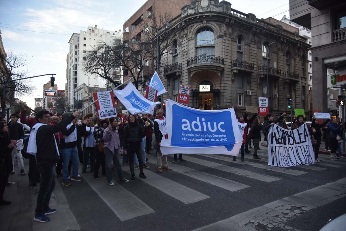 Docentes universitarios (ADIUC) (Facundo Luque / La Voz)