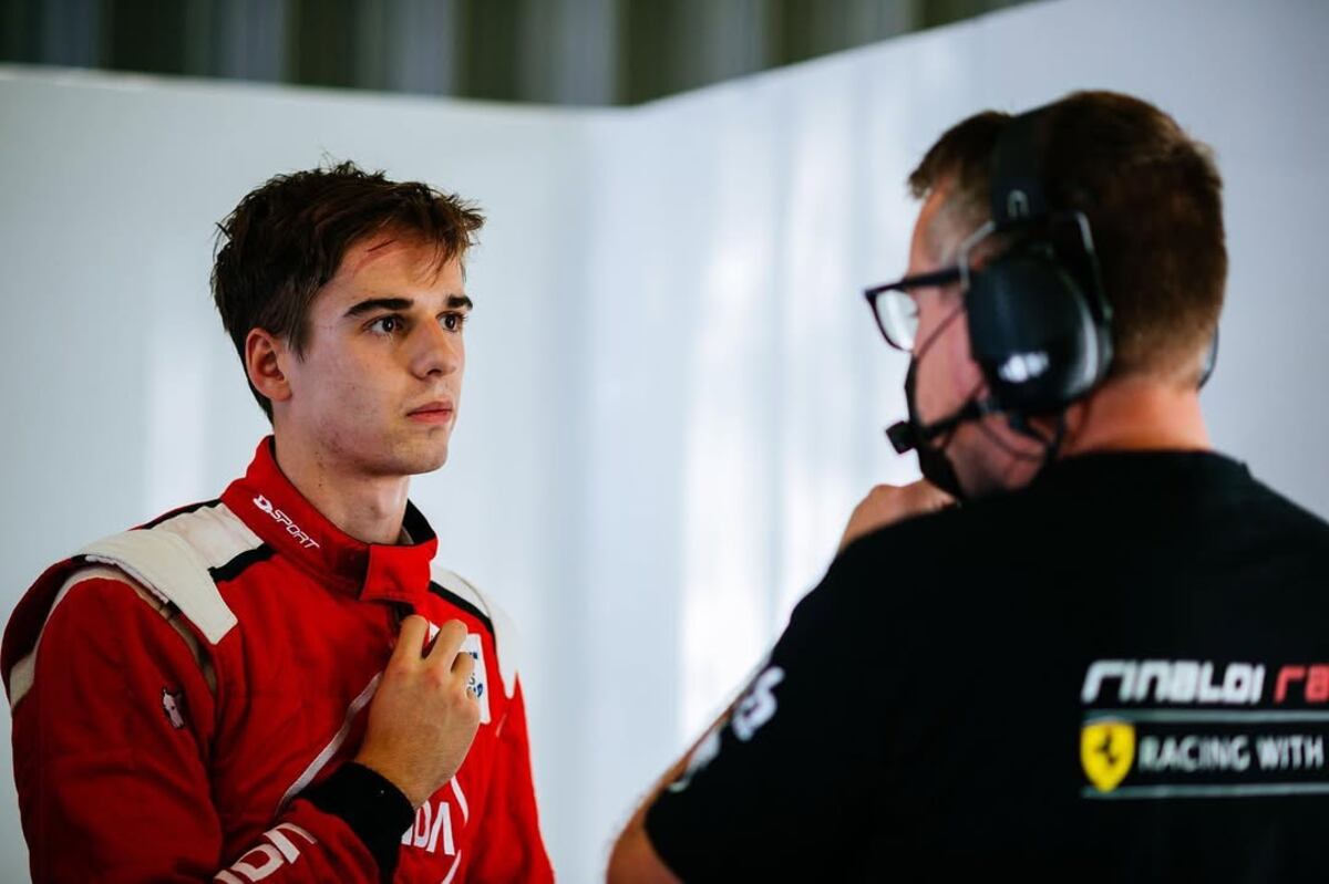 Nicolas Varrone, el piloto argentino que competirá en Fórmula 2. (Instagram)