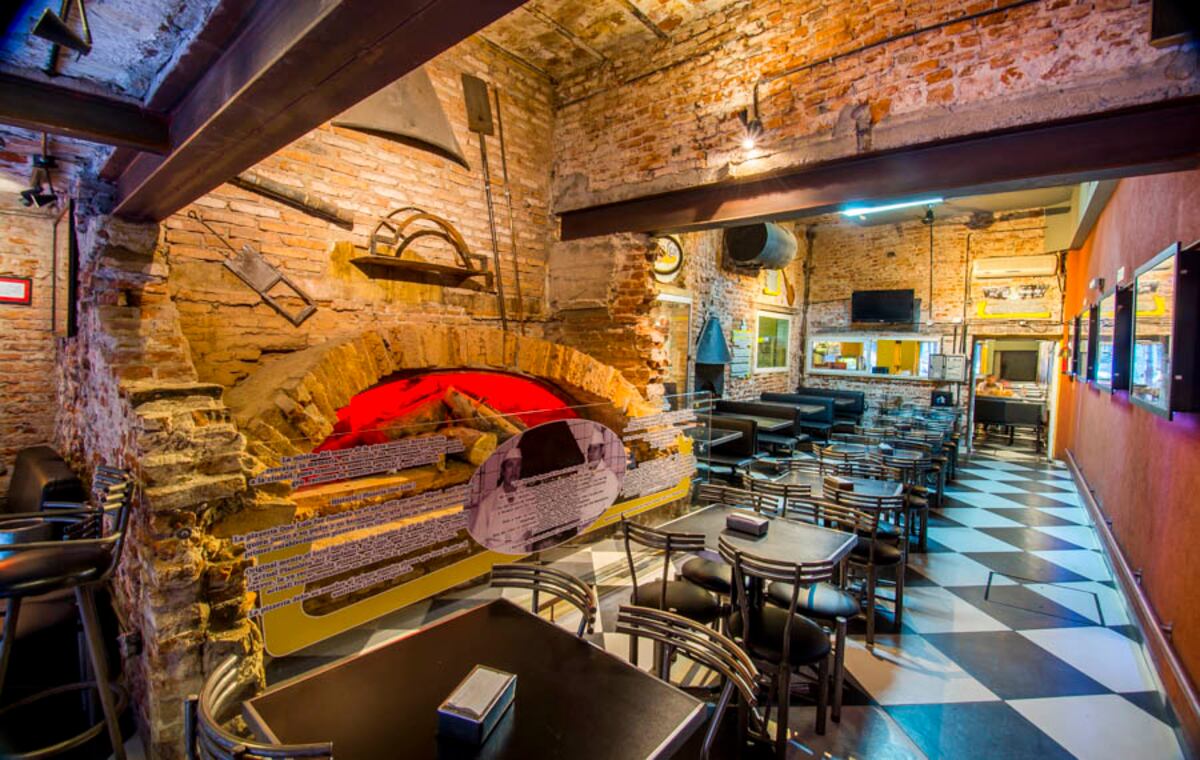 El histórico horno de la pizzería Don Luis (Gentileza Don Luis)