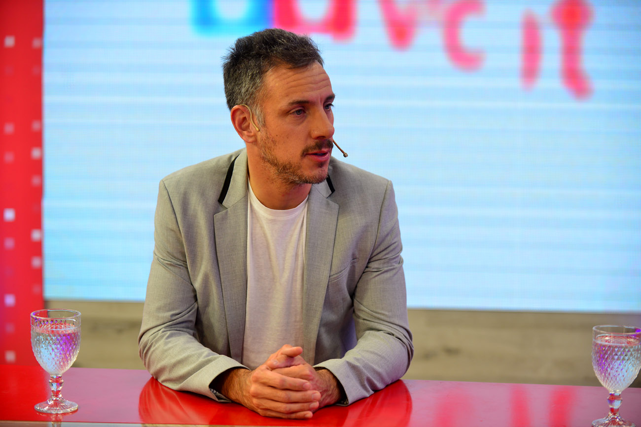 Juan Germano en el programa Voz y Voto. (Nicolás Bravo / La Voz)