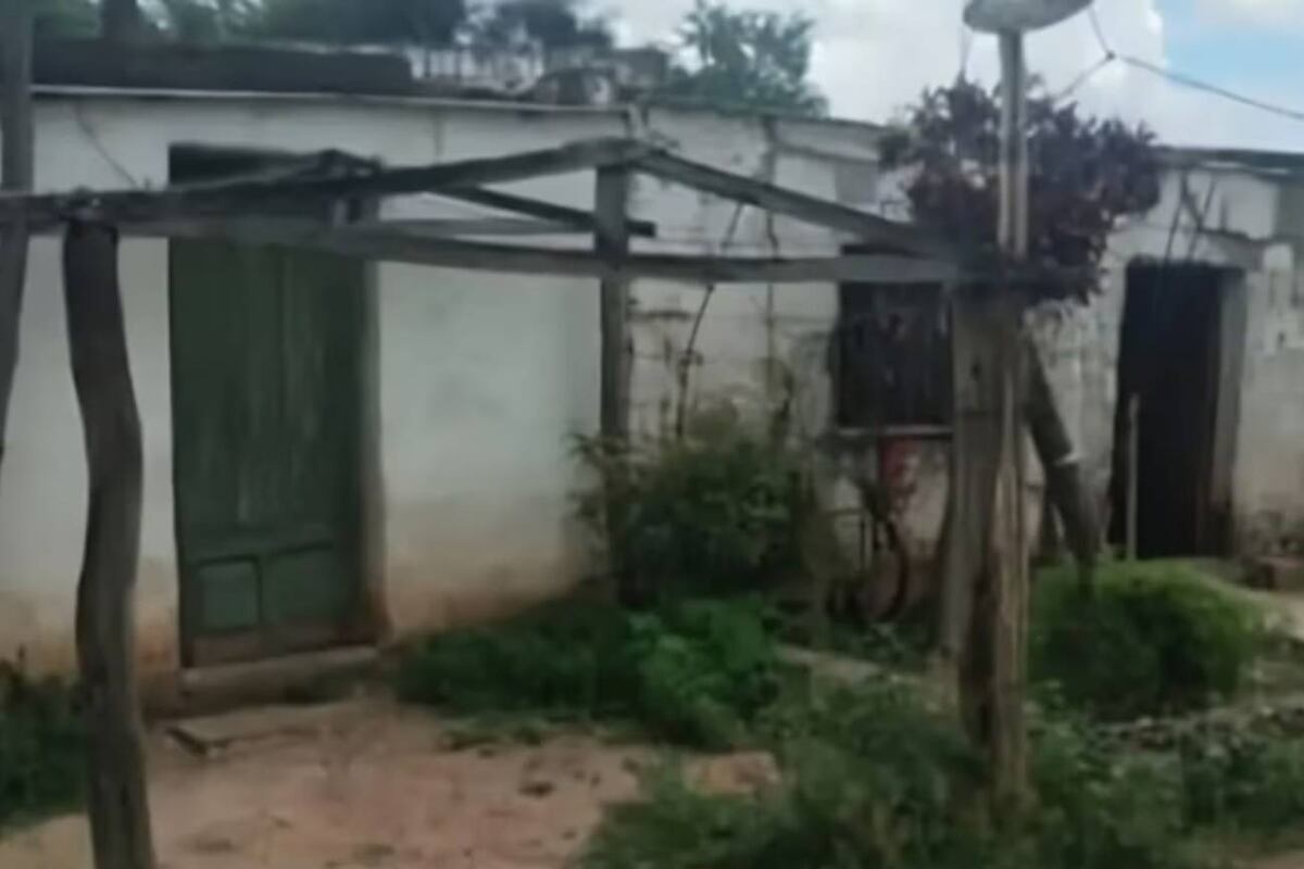 La mujer y su pareja fueron hallados sin vida dentro de su la casa. (Gentileza Jujuy al Día).