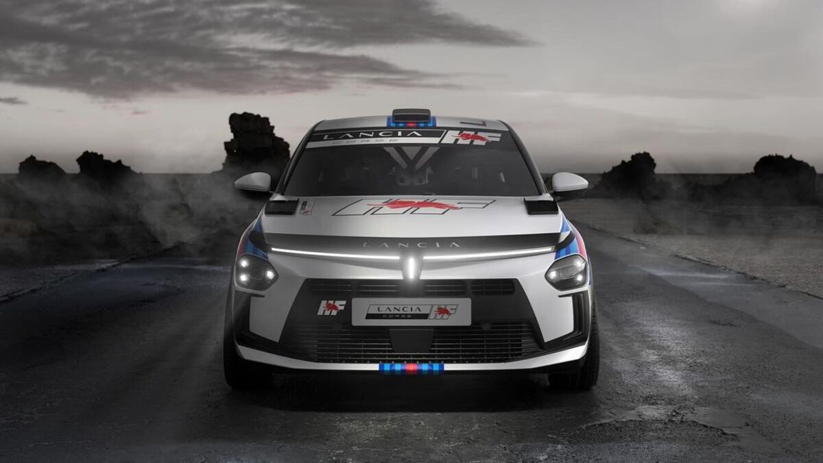 Lancia anunció su regreso a la competición con un guiño al corazón de los fanáticos del rally. (Prensa Stellantis)