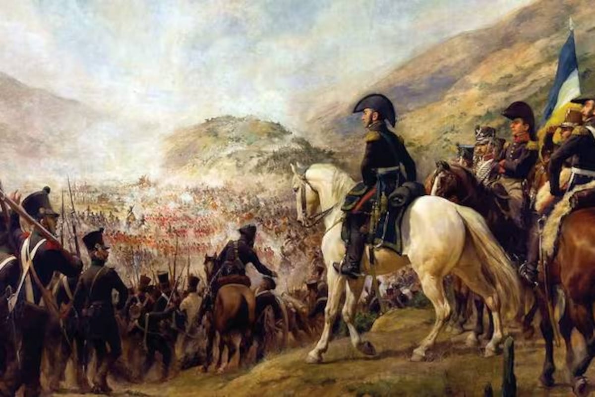 San Martín ideó la "Guerra de zapa", el trabajo de inteligencia con espías para el cruce de Los Andes. (Ilustración)