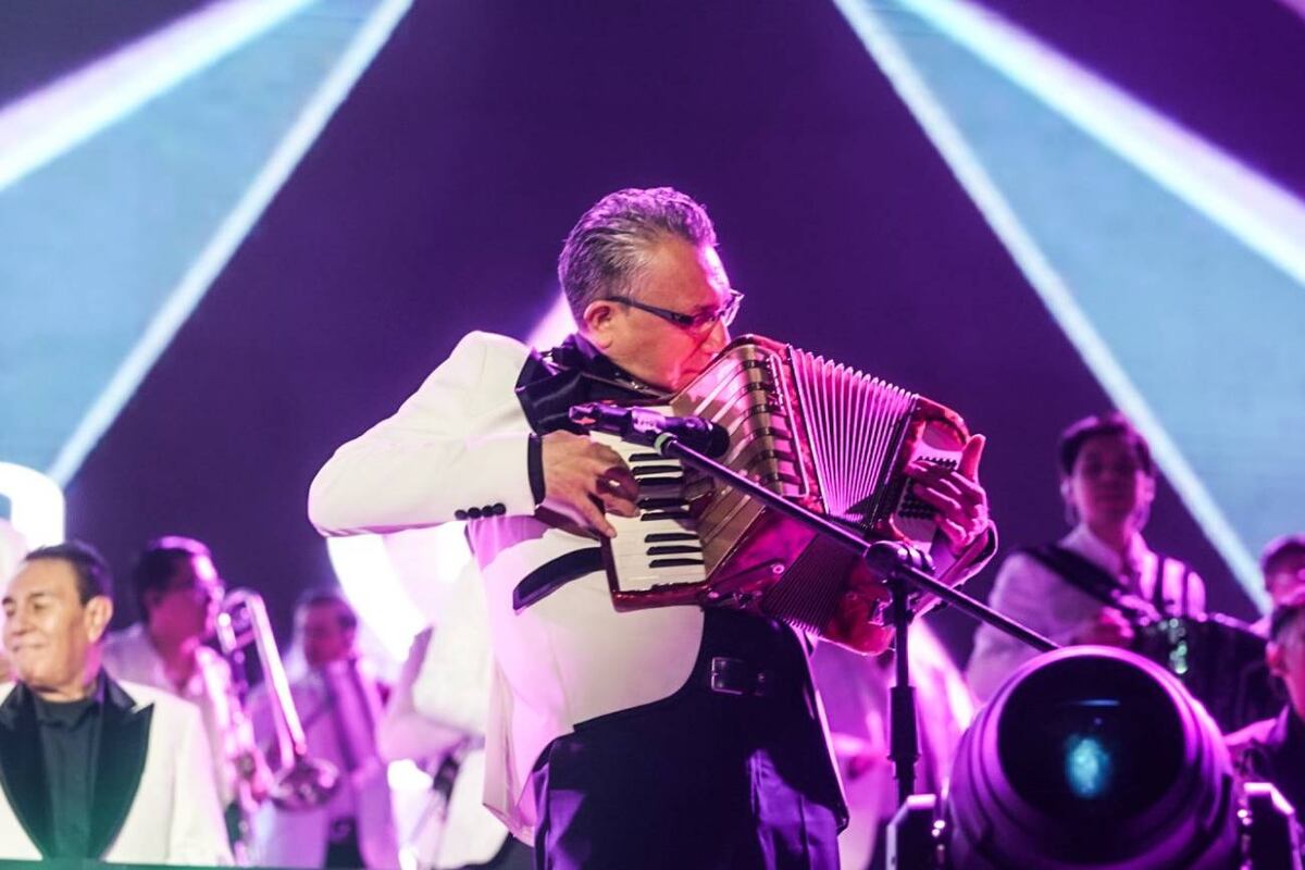 Jorge Mejía Avante, acordeonista y director musical de Los Ángeles Azules. (Facebook Los Ángeles Azules)