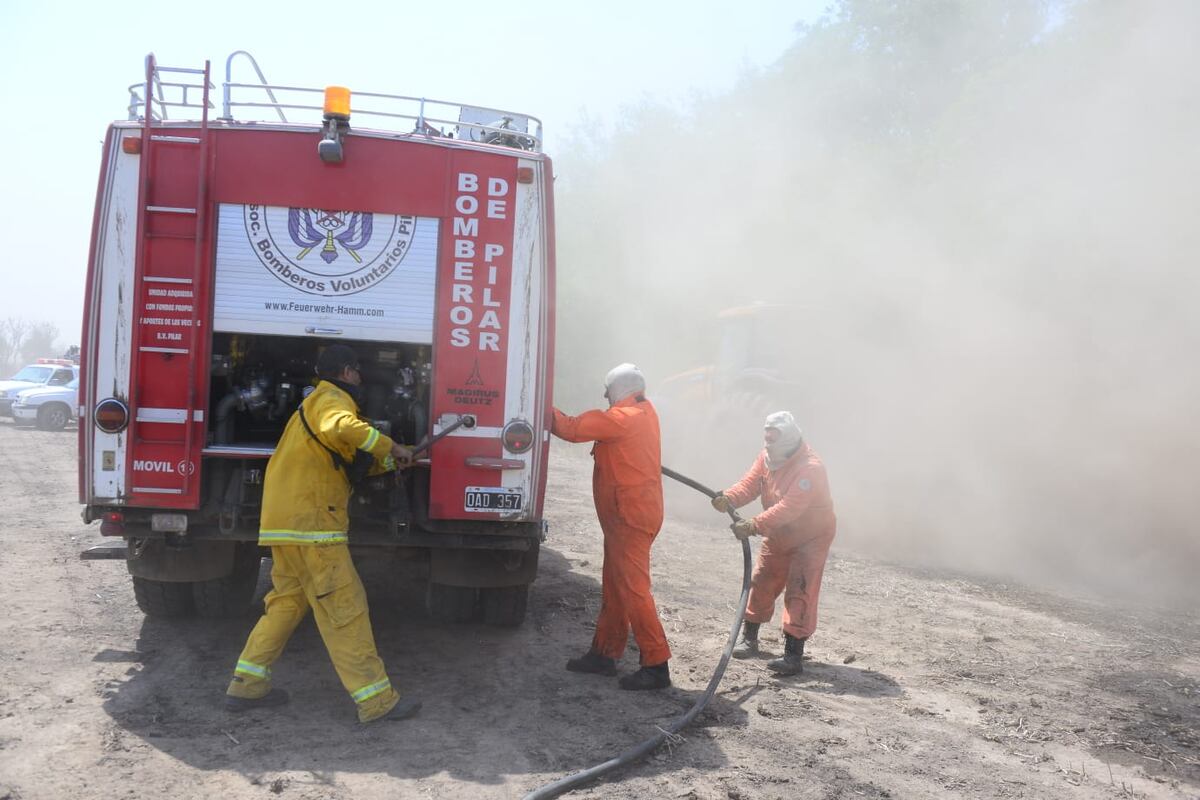 Incendio. Fue controlado este miércoles (José Hernández/La Voz).