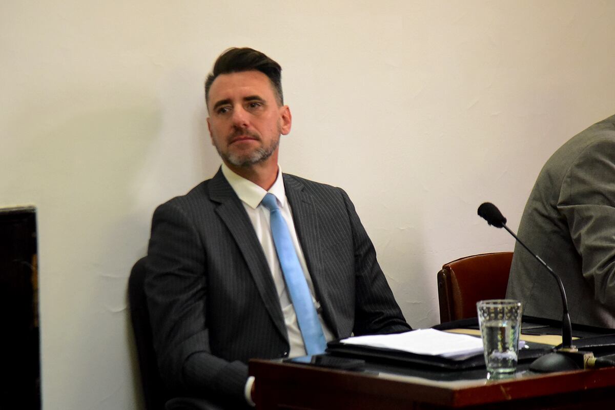 Los fiscales Carlos Casas Nóblega y Augusto Richter, a cargo de la acusación. (Pedro Castillo / La Voz)
