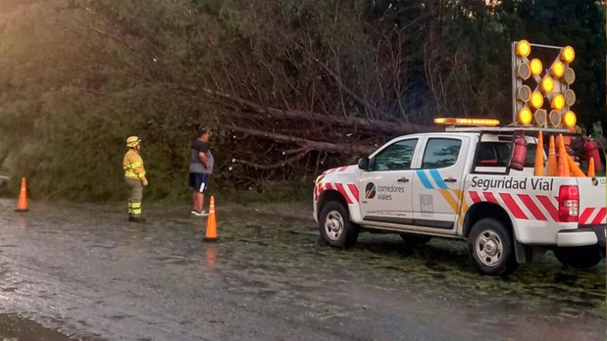 Sur de Córdoba. Algunas localidades afectadas en el suministro eléctrico por la tormenta (Gentileza).