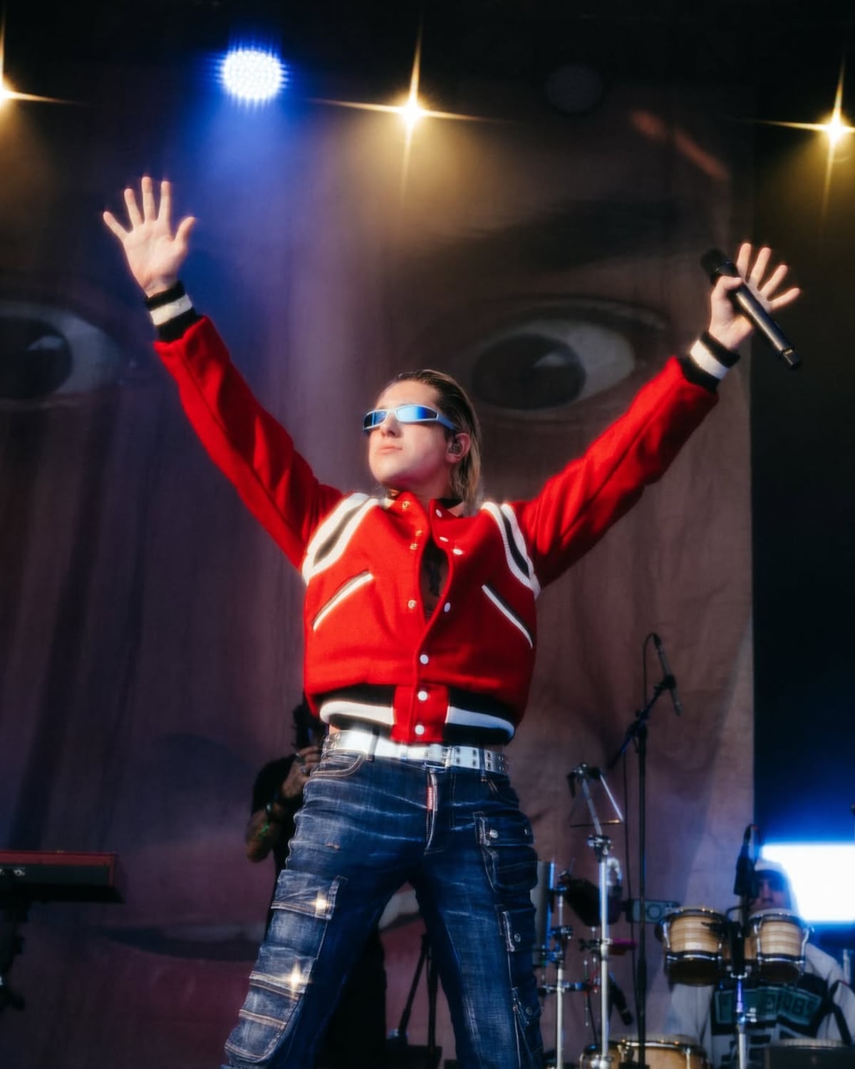 Ca7riel & Paco Amoroso, en Lollapalooza y en el House of Blues de Chicago. (Instagram @lollapalooza y DF Entertainment)