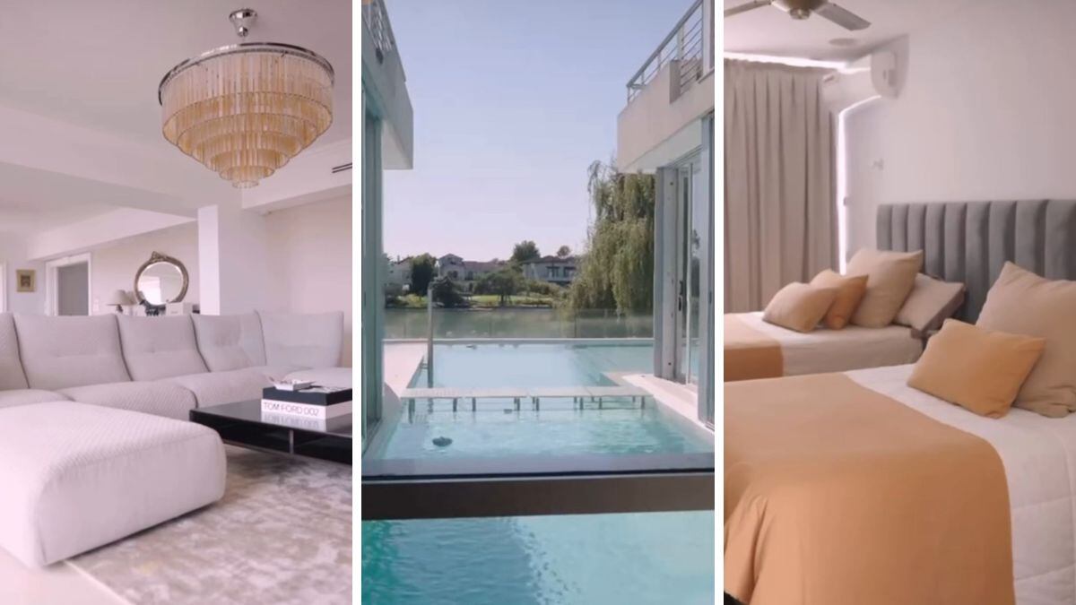 Wanda Nara mostró los principales espacios de su nueva mansión, diseñada y decorada a puro lujo.