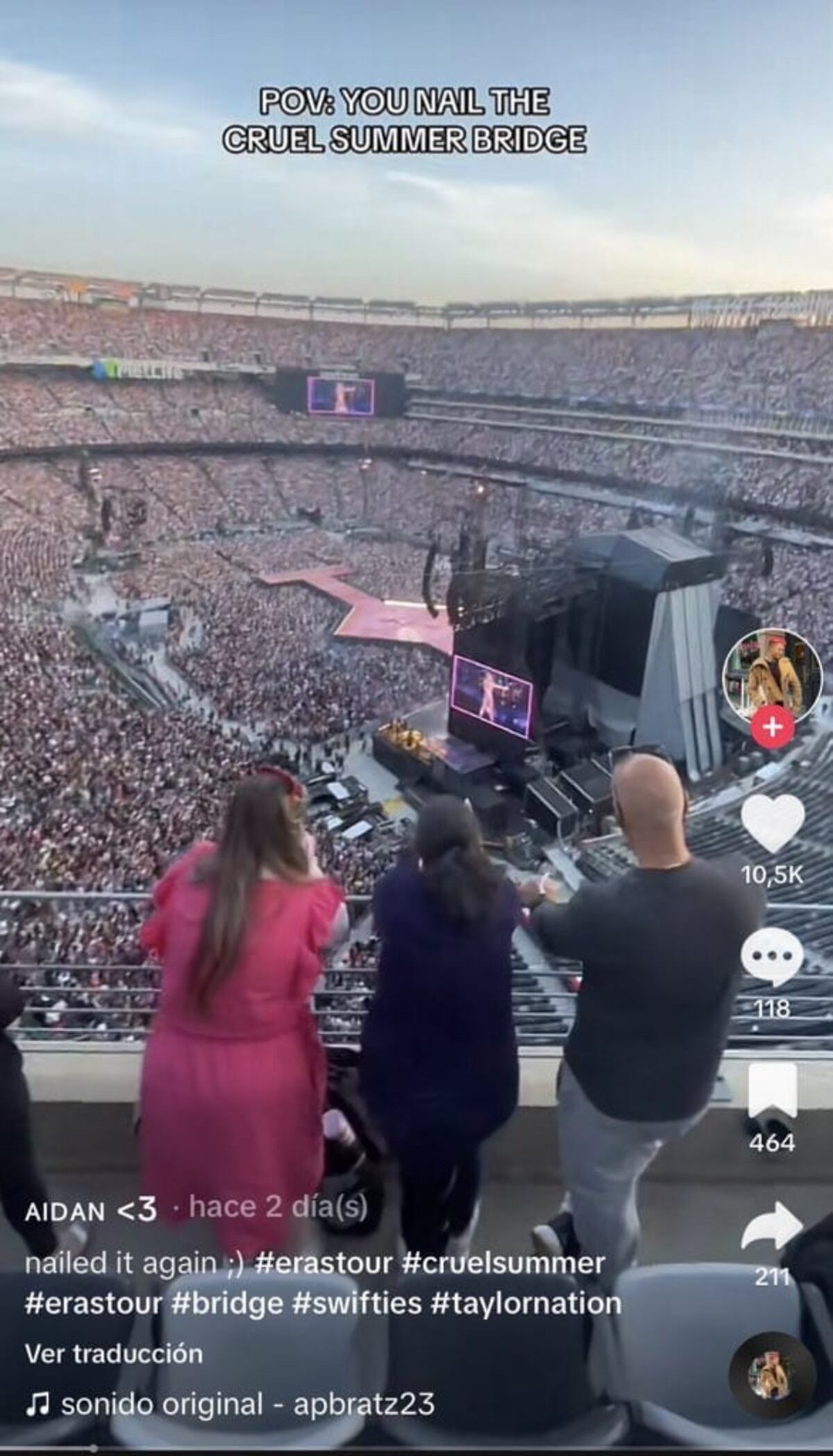 Estallaron los memes por la llegada de Taylor Swift a la Argentina. (Captura)