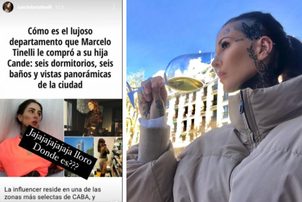 Cande Tinelli negó que su padre le haya regalado un piso en Palermo. (Instagram)