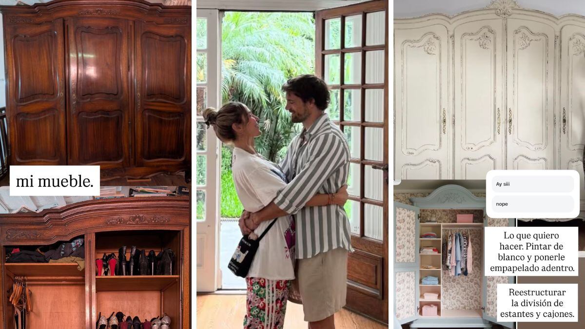 El mueble tiene una emocionante historia: Jimena Barón se lo heredará a Arturo.