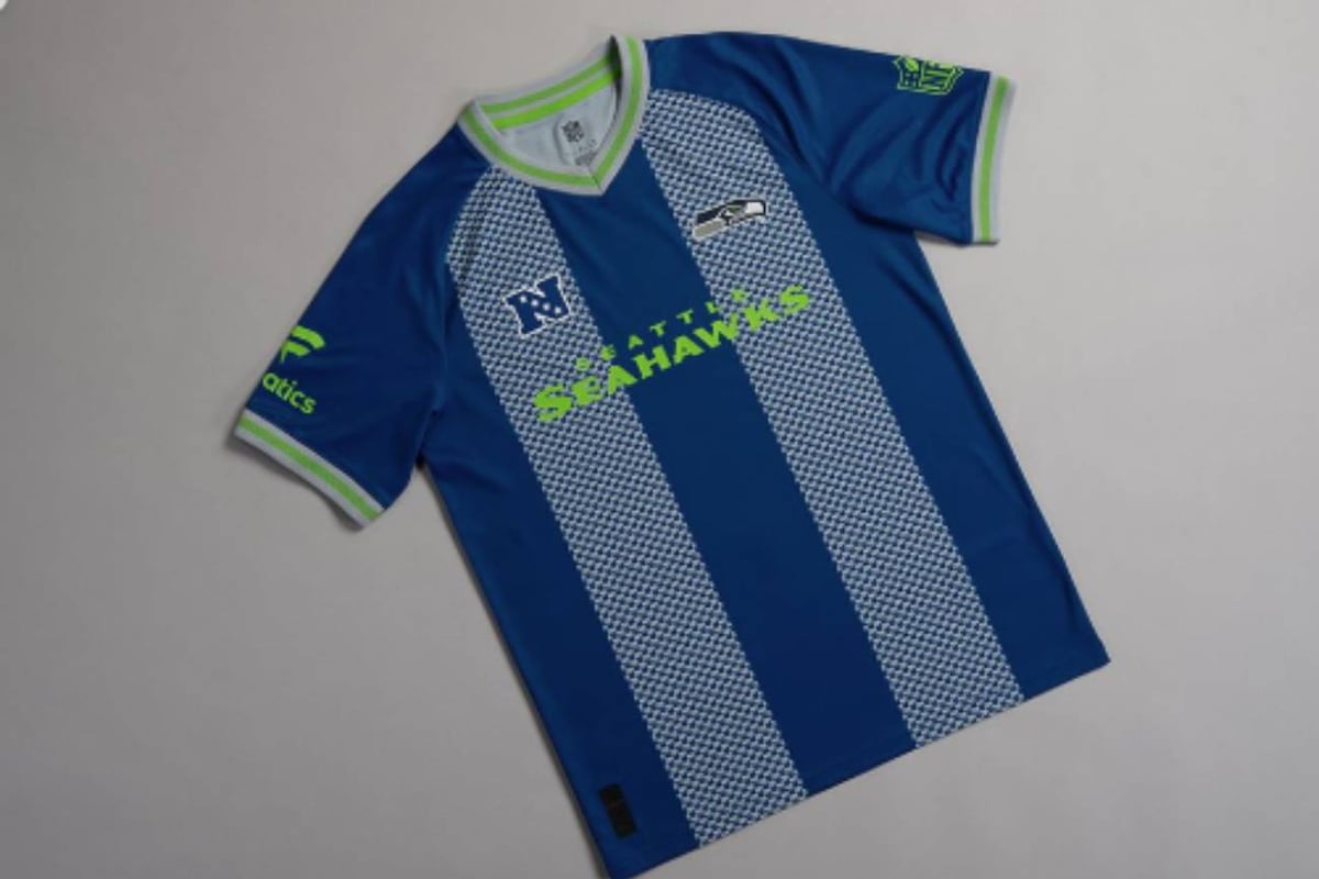 Las camisetas de los equipos de la NFL como si fueran de fútbol (Fanatics)