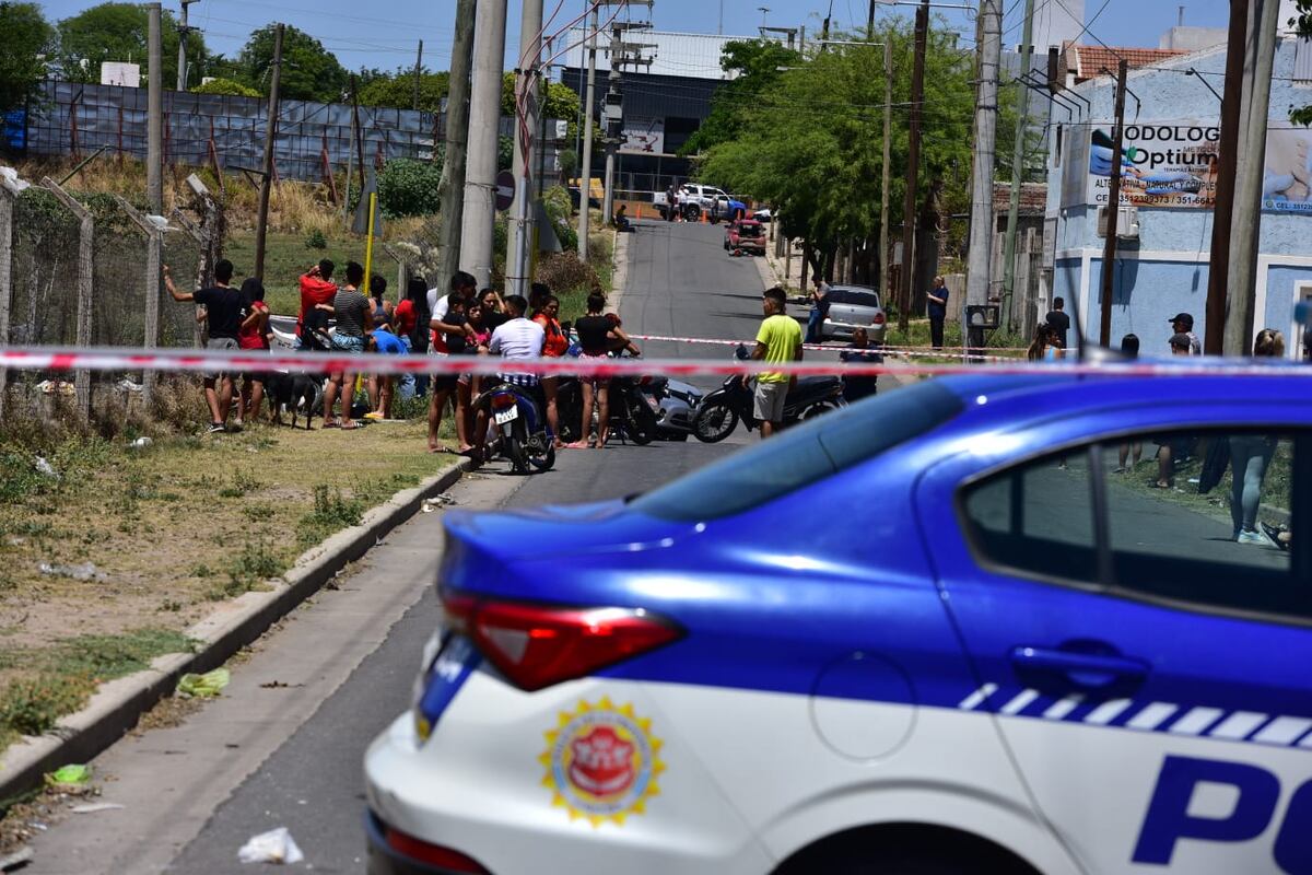 Robo y muerte en Villa Urquiza. (La Voz/José Gabriel Hernández)