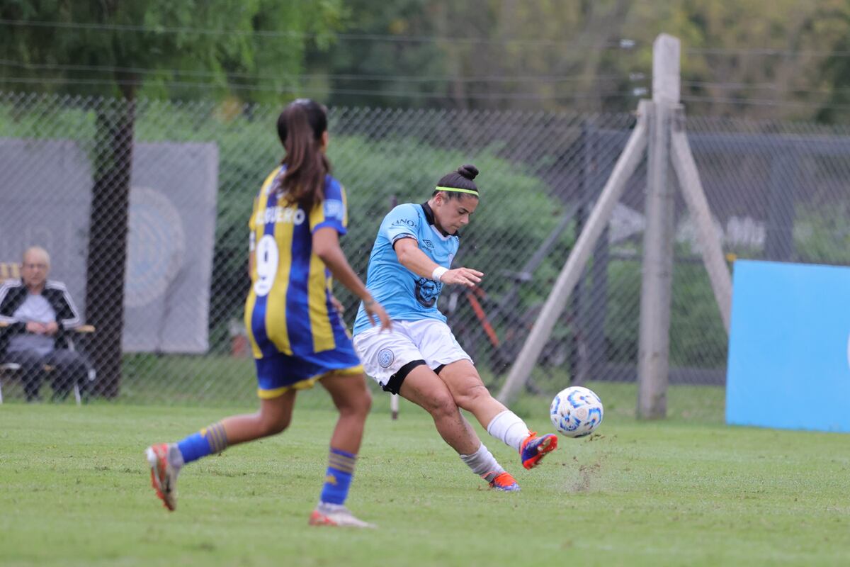 Fátima Barone, defensora uruguaya de Belgrano (Prensa Belgrano)
