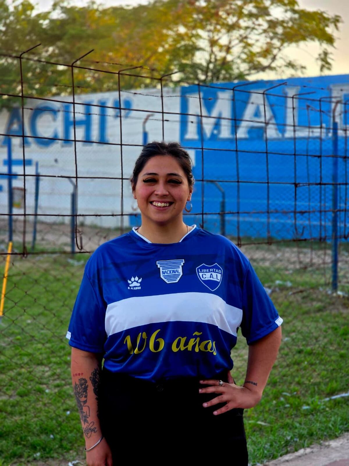 Ludmila Maldonado, presidenta de Libertad, de 23 años. (La Voz).