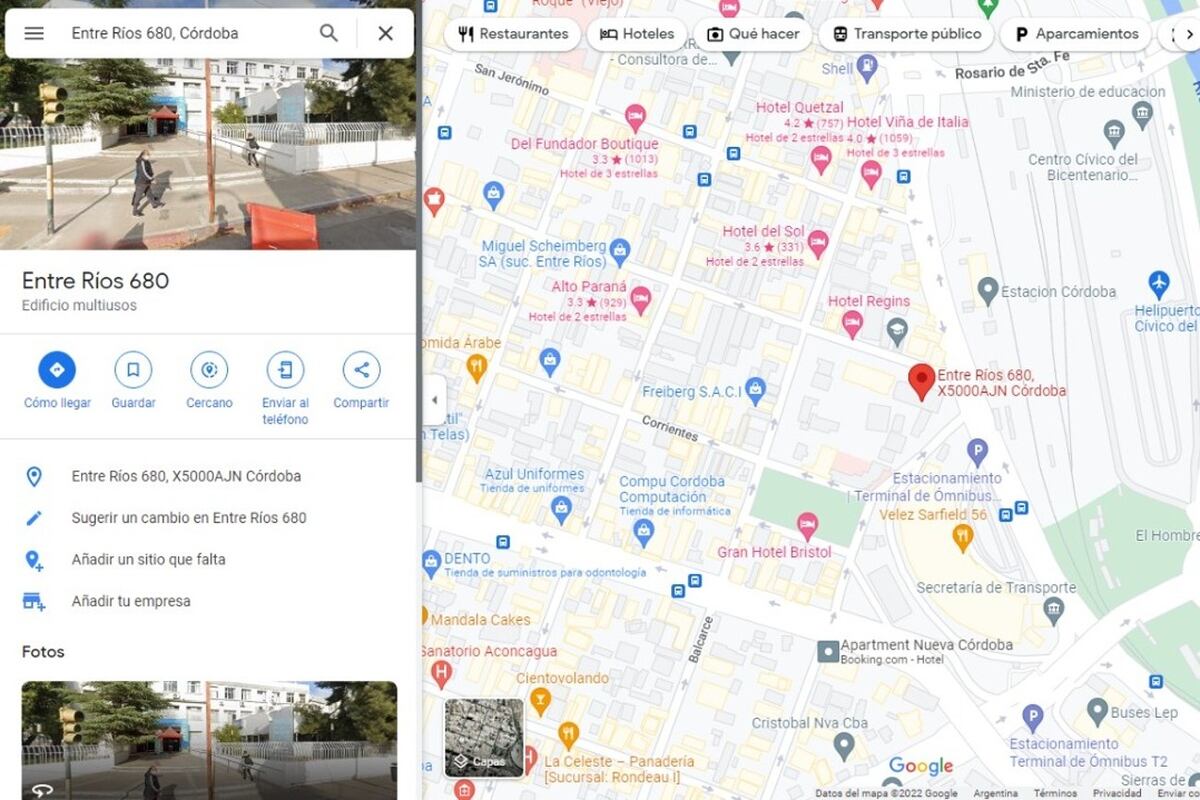Donde se reciben donaciones de cabello para la realización de pelucas oncológicas (Google Maps)