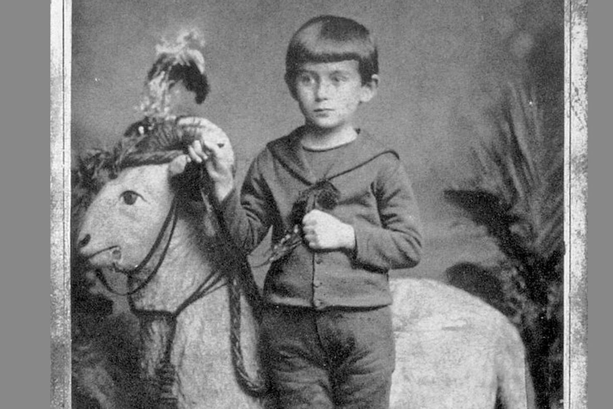 Franz Kafka cuando era niño.