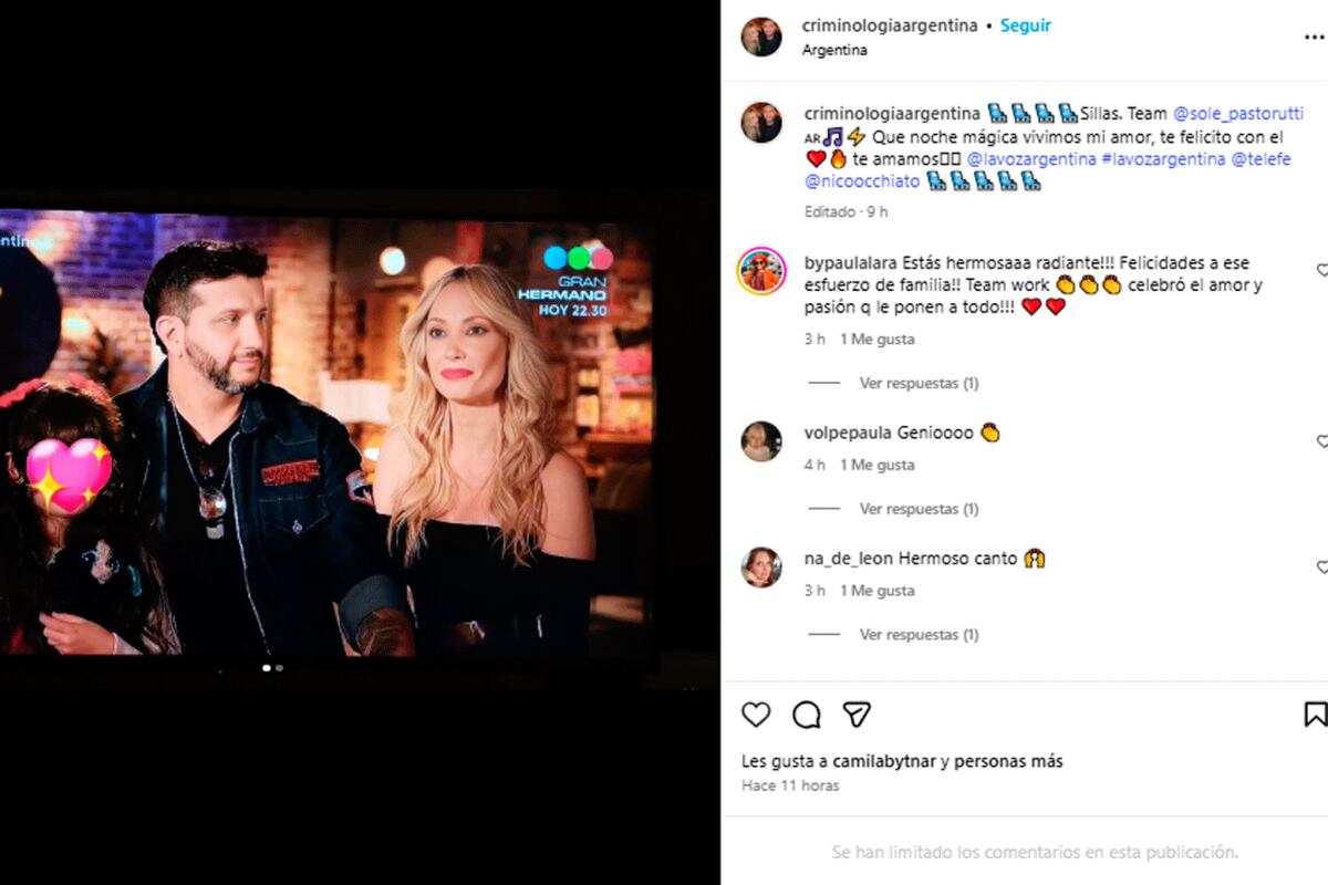 Vanesa Carbone reapareció en la tevé. Foto: captura pantalla Instagram.