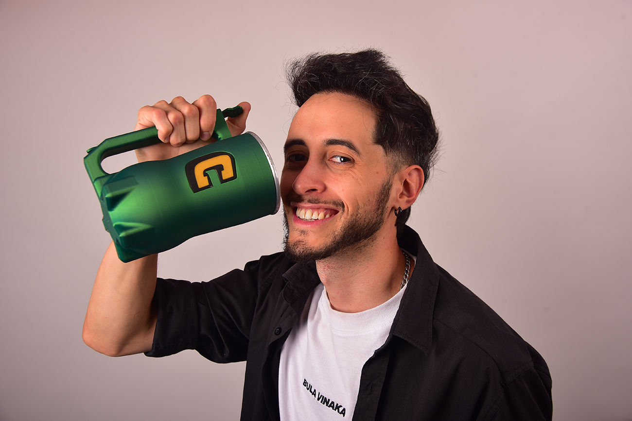 Eddie Frari, creador de Cordobeces. (Pedro Castillo / La Voz)