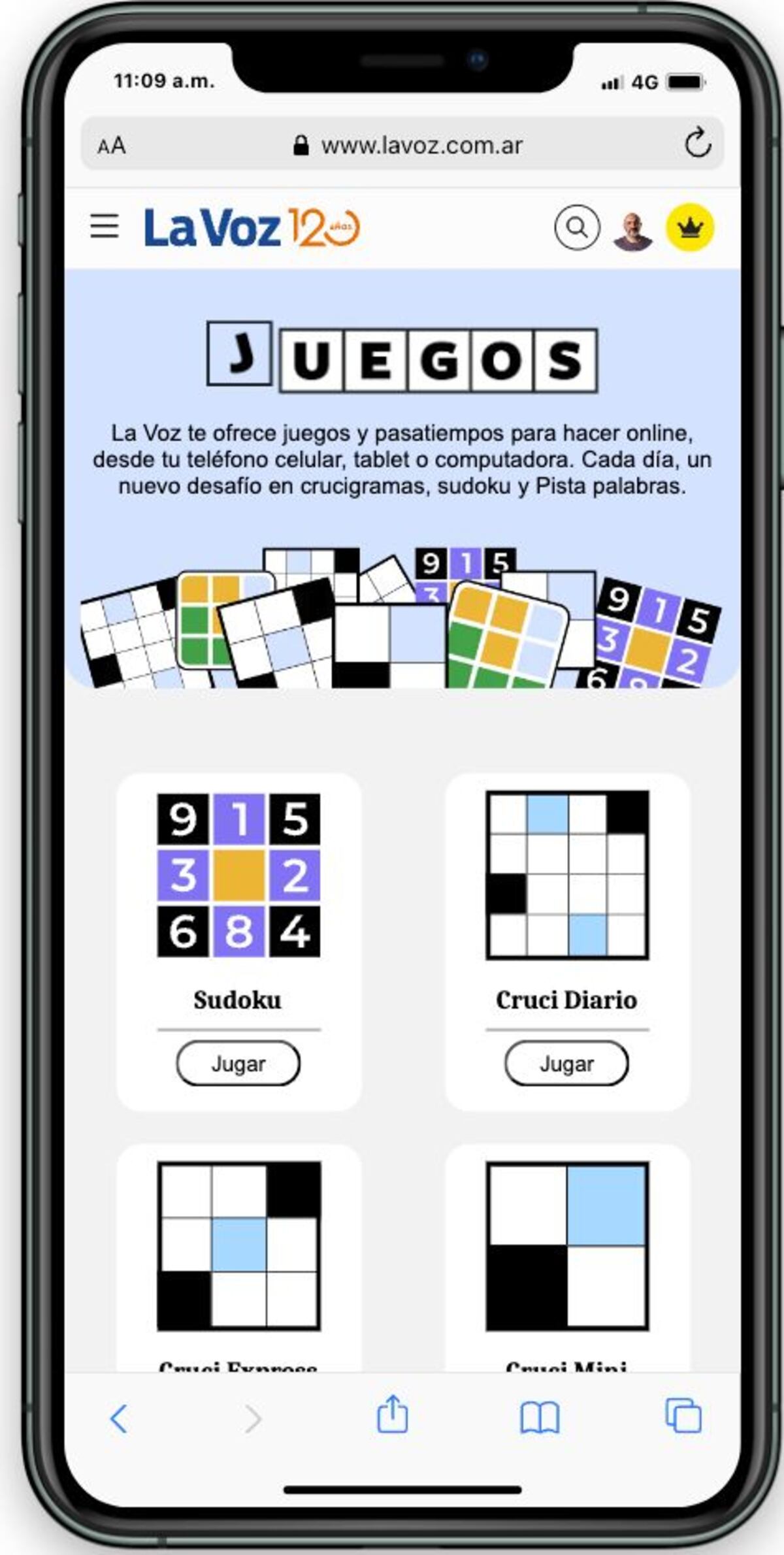 La Voz Juegos presenta pasatiempos para hacer online
