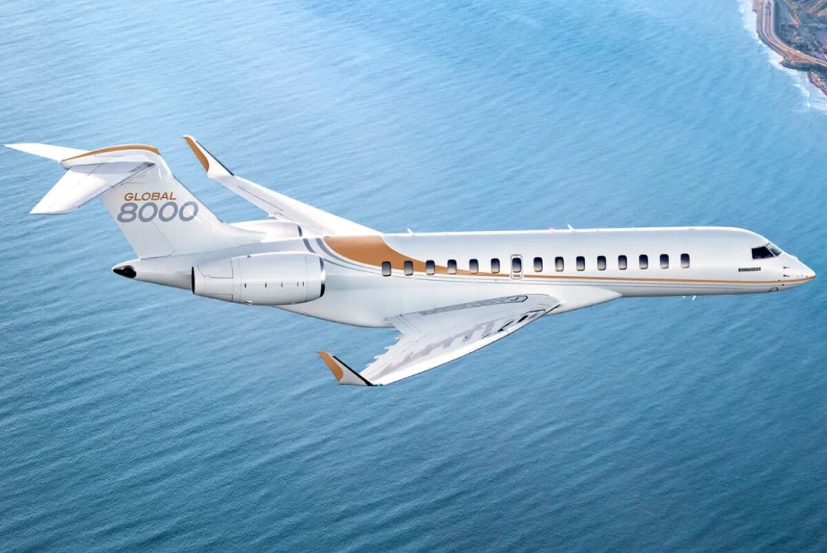 Global 8000. El nuevo modelo de la empresa Bombardier.