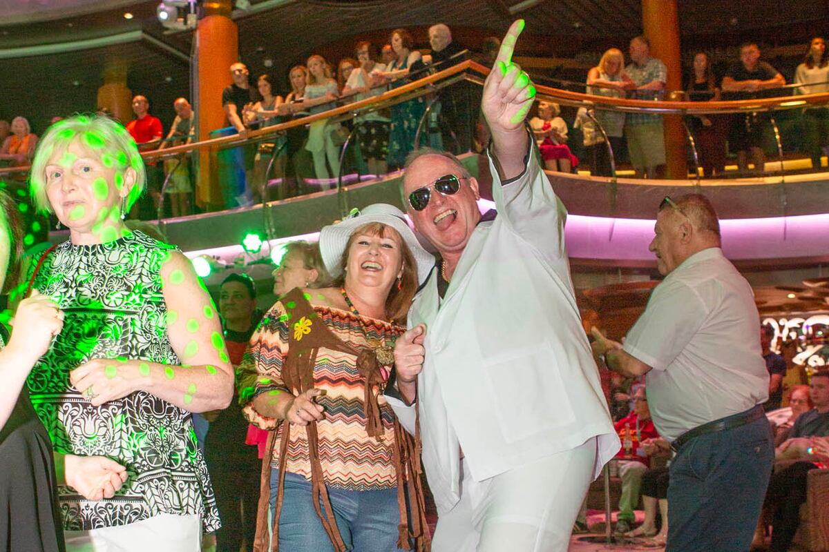 Diversión. Las fiestas temáticas son las más populares a bordo.