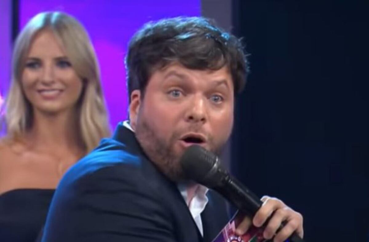 Guido Kaczka sorprendido.