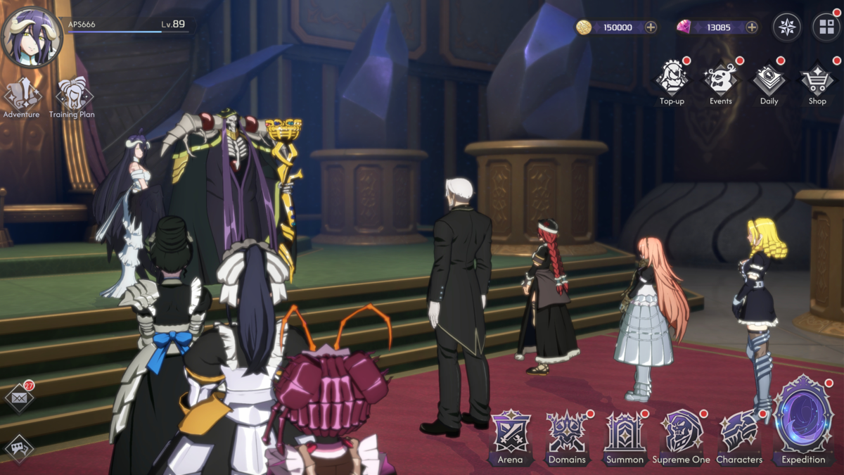 Lord of Nazarick, el nuevo juego de rol de Crunchyroll y A Plus Japan (Imagen: Gentileza prensa Crunchyroll)