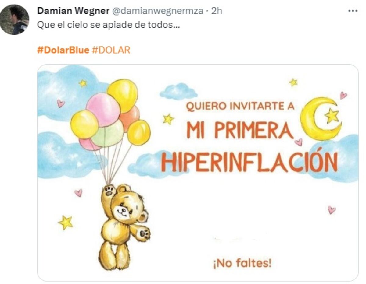 Ingeniosos memes aparecieron en las redes sobre la cotización del dólar blue.