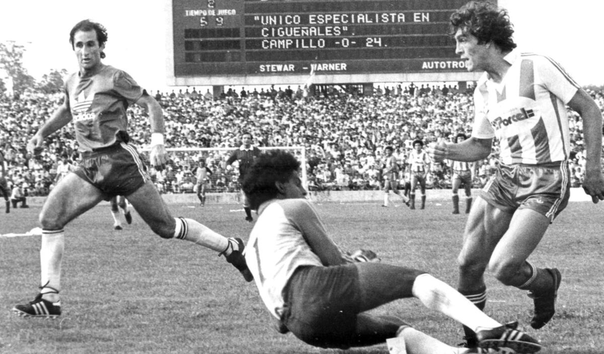 Dertycia, el gran goleador de Instituto en aquel torneo de 1985 (Foto: Archivo / La Voz).