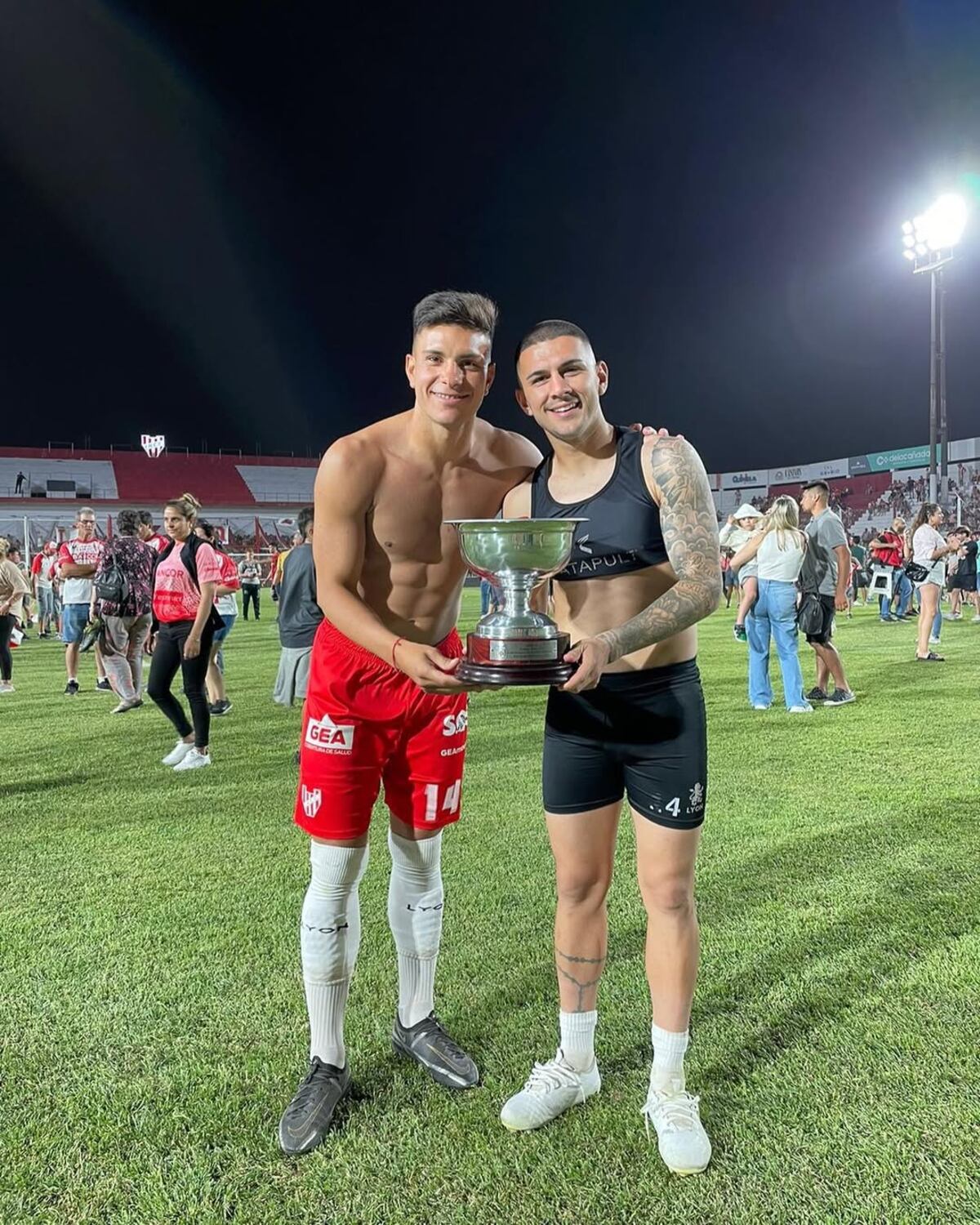 Thomas Ortega, ex Instituto que va por el título de Copa Argentina con Independiente Rivadavia. (Instagram Thomas Ortega).